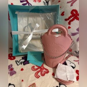 Tiffany & Co Crossbody bag Crystal Pink calfskin leather w/detachable straps New